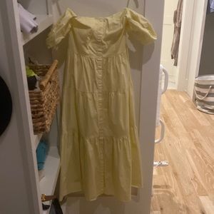 Off the shoulder maxi dress